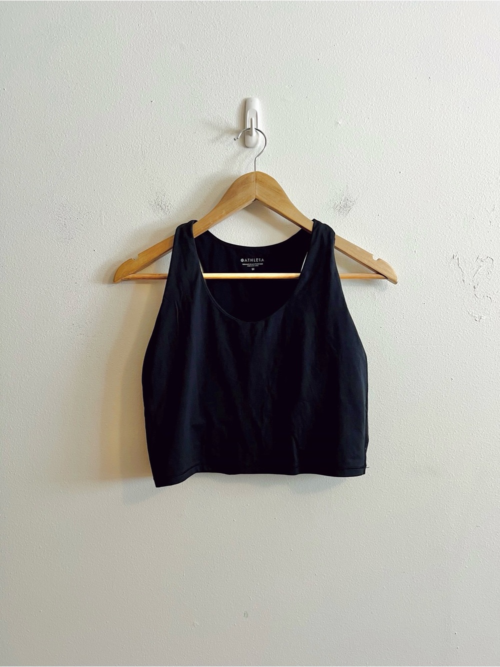 Athleta Black Crop Tank